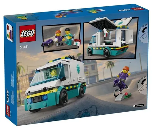 LEGO City Great Vehicles 60451 Karetka pogotowia