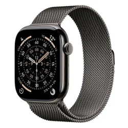 Apple Watch 11 GPS + Cellular 46mm koperta z tytanu (łupek) + bransoleta mediolańska rozmiar M/L (łupek)