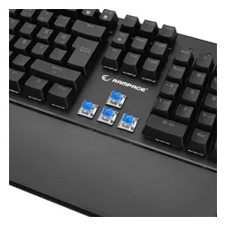 Klawiatura RAMPAGE KB-R86 Umbra Blue Switch Czarny