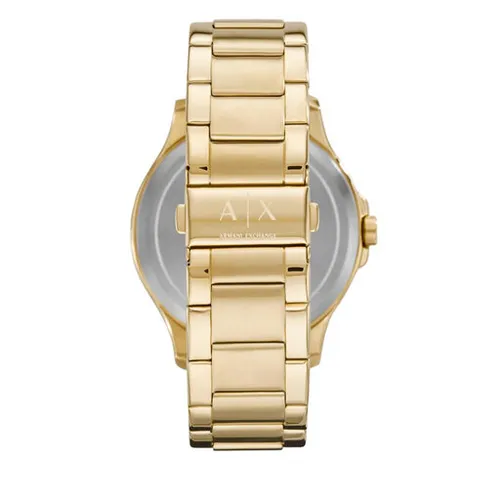 Armani Exchange Hampton saati AX7124 Gold / Gold / Black