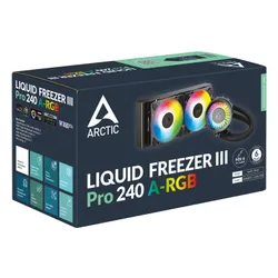 Chłodzenie wodne ARCTIC Liquid Freezer III Pro 240 ARGB Czarny
