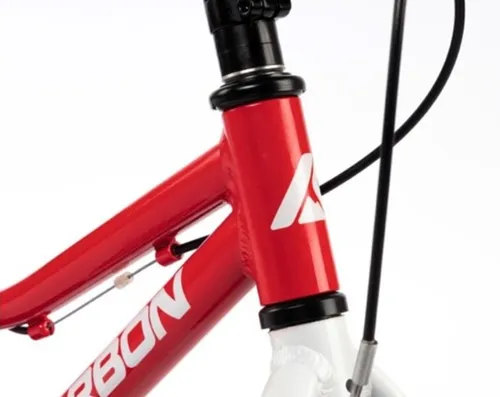 Rower dziecięcy KARBON Superlight 14 cali dla chłopca Czerwony