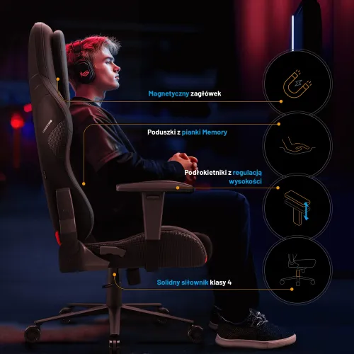 Fotel DIABLO CHAIRS X-One 2.0 Prime Czarny