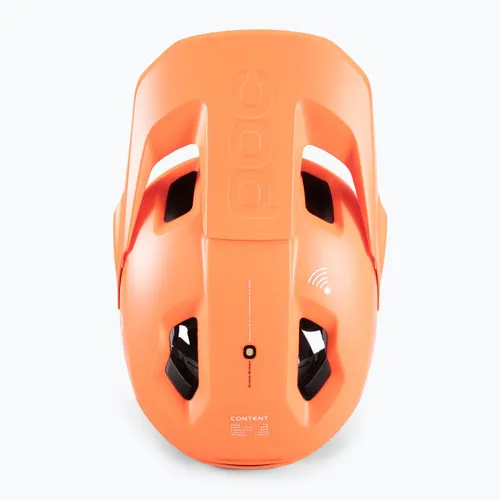 Kask rowerowy POC Otocon Race MIPS fluorescent orange avip/uranium black matt