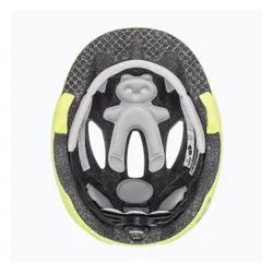 Kask rowerowy dziecięcy UVEX Oyo Jr neon yellow/moss green matt