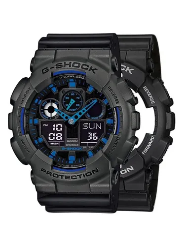 Casio Zegarek SET GA-100-1A2ER + BEZEL 10467795 + PASEK 10347688