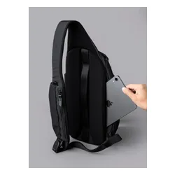 Plecak na jedno ramię Alpaka Metro Crossbody Right Shoulder - black