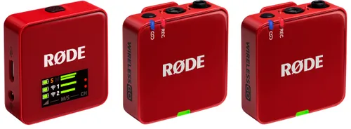 System bezprzewodowy RODE Wireless Go III Czerwony