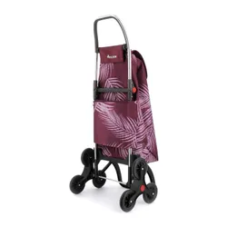 Rolser I-Max Costa Rica 6 roți coș de cumpărături pentru scări-Bordeaux