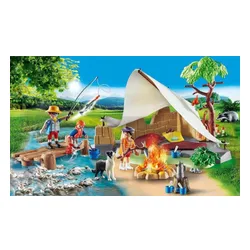 PLAYMOBIL FamilyFun 70743 Rodzina na kempingu