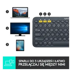 Klawiatura Logitech K380 - szary