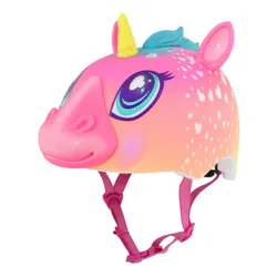 Kask rowerowy RASKULLZ Super Unicorn Wielokolorowy dla Dzieci (rozmiar XS)