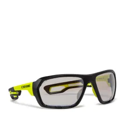 Okulary przeciwsłoneczne Cébé Upshift CBS002 Matt Black Lime/Sensor Amber Cat.2 Silver Af - Rozmiar (EU) 00