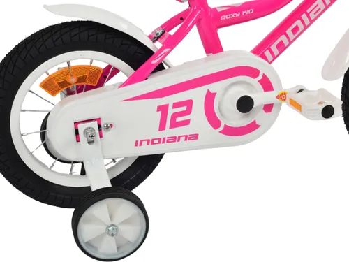 Rower dziecięcy INDIANA Roxy Kid 12 cali dla dziewczynki Różowy