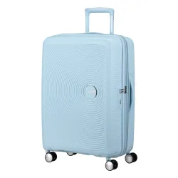 Средний чемодан American Tourister Soundbox 67cm - Pastel Blue