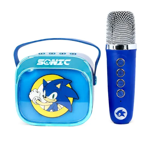 Mikrofon z głośnikiem Bluetooth OTL Technologies Sonic The Hedgehog 5W Niebieski
