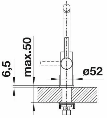 Bateria BLANCO Lanora 523122 Stal szczotkowana