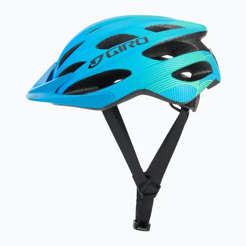 Kask rowerowy dziecięcy Giro Raze Jr matte blue/lime