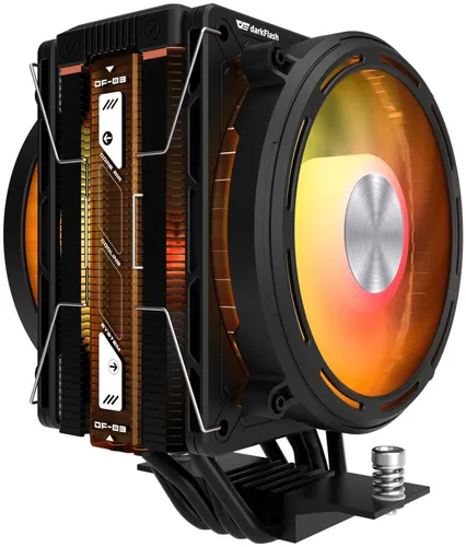 Chłodzenie CPU DARKFLASH Explore E400 Plus ARGB Czarny