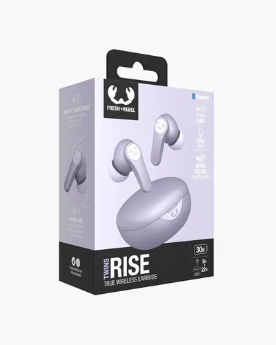 Беспроводные наушники Fresh 'N Rebel Twins Rise ANC Intokal Bluetooth 5.3 Dreamy Lilac