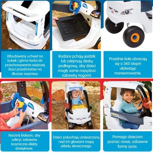 Little Tikes Jeździk Cozy Coupe - Łazik Kosmiczny