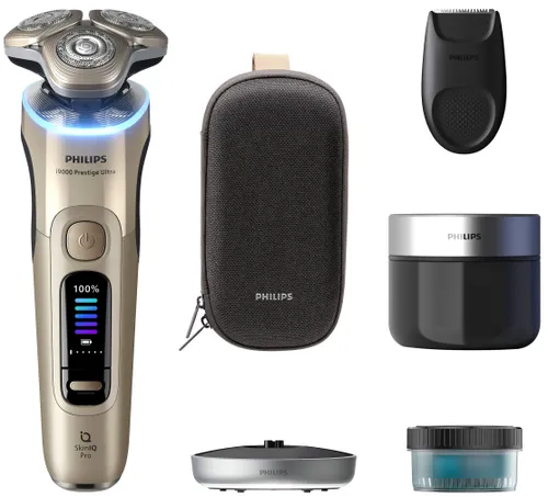 Golarka PHILIPS Seria i9000 Prestige Ultra SkinIQ Pro XP9403/31 Na mokro i sucho