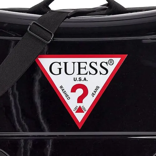 Маленький жесткий чемодан Guess H3gz04 WFGY0 JBLK