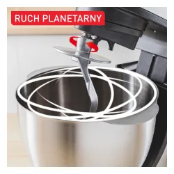 Robot planetarny Tefal Bake Partner QB525838 1100W Maszynka do mielenia Szatkownica Blender kielichowy