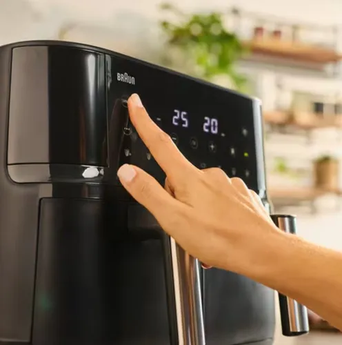 Air Fryer Frytkownica beztłuszczowa BRAUN TD3030.IBK 8l z podwójnym koszem 8 automatycznych programów