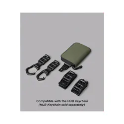 Кошелек Alpaka Zip Coin Wallet, зеленый