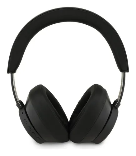 Słuchawki nauszne GUESS Saffiano Triangle Logo Czarny