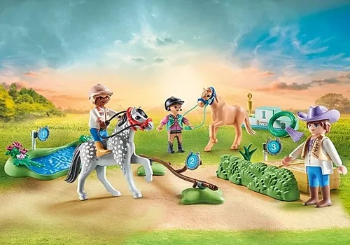 Playmobil Набор фигурок лошадей 71495 Турнир пони