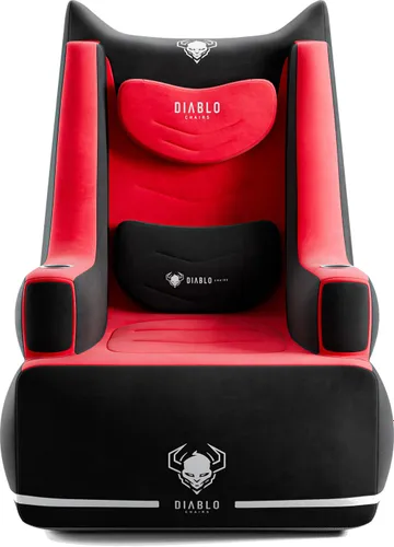 Fotel DIABLO CHAIRS X-Bager Czarno-Czerwony