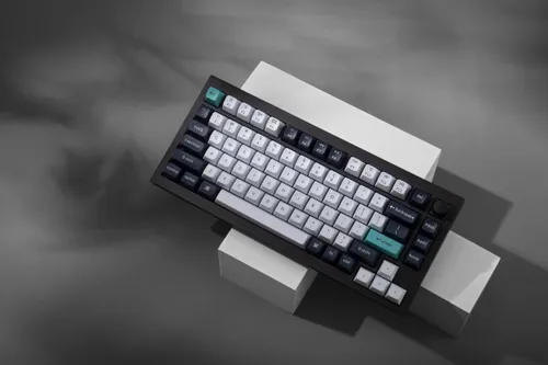 Klawiatura KEYCHRON Q1 Max Wireless Switch Gateron Jupiter Banana Czarno-biało-niebieski