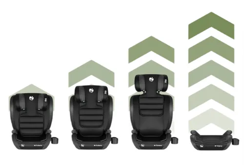 Fotelik samochodowy TULANO Joy 25 I-Size 100-150 cm (15-36 kg) Czarny