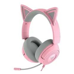 Słuchawki przewodowe z mikrofonem Razer Kraken Kitty V3 X Nauszne Różowy