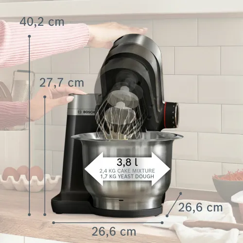 Robot kuchenny planetarny BOSCH MUMS2VM40 z blenderem kielichowym, maszynką do mięsa i rozdrabniaczem