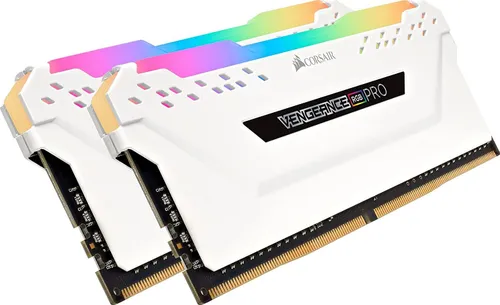 Pamięć Corsair Vengeance RGB PRO, DDR4, 16 GB, 3600MHz, CL18 (CMW16GX4M2D3600C18W)