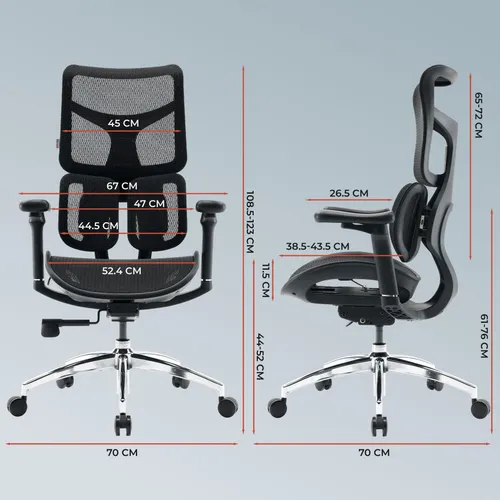 Fotel SIHOO Doro S100 Czarny