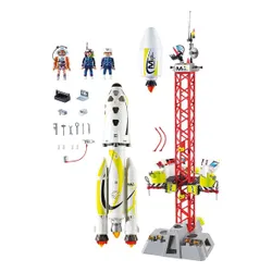 Fırlatma rampalı Playmobil Uzay Roketi (9488)