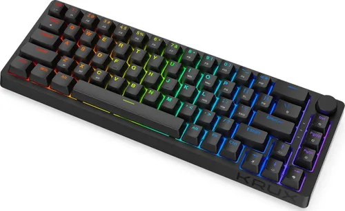 Klawiatura Krux Atax 65% Pro RGB Wireless Gateron Yellow Pro (KRX0125)