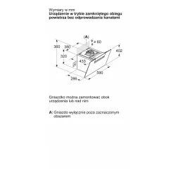 Okap Siemens LC67KFN60 Czarny