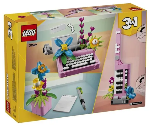 LEGO Creator 31169 Maszyna do pisania z kwiatami