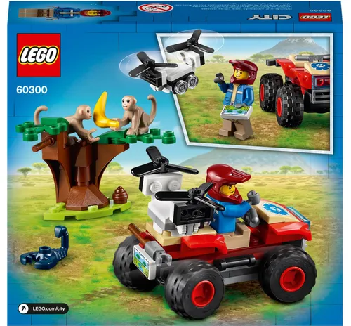LEGO City Quad ratowników dzikich zwierząt 60300