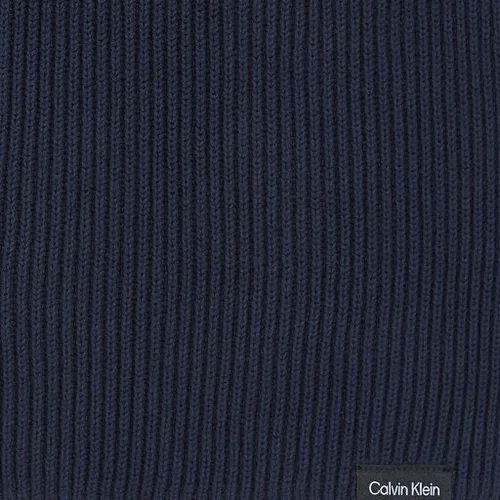 Calvin Klein clasic bumbac coaste tricot eșarfă K50K510996 CK Navy BA7