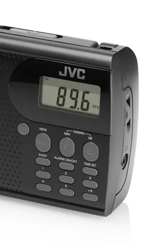 Radioodbiornik JVC RA-E431B Radio FM Czarny