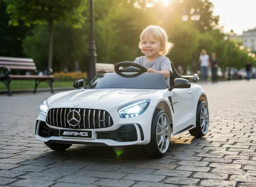 Sportowe Auto Na Akumulator Dla Dziecka Cabrio Elektryczne Mercedes Gtr Eva