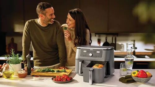 Air fryer Frytkownica beztłuszczowa NINJA Dual Zone Max DZ400EU 9.5 l Szary
