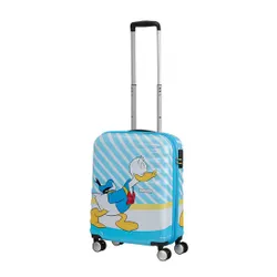 Walizka kabinowa American Tourister Wavebreaker Disney - Donald blue kiss