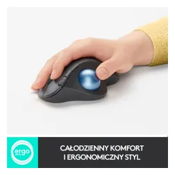 Myszka Logitech ERGO M575 Grafitowy